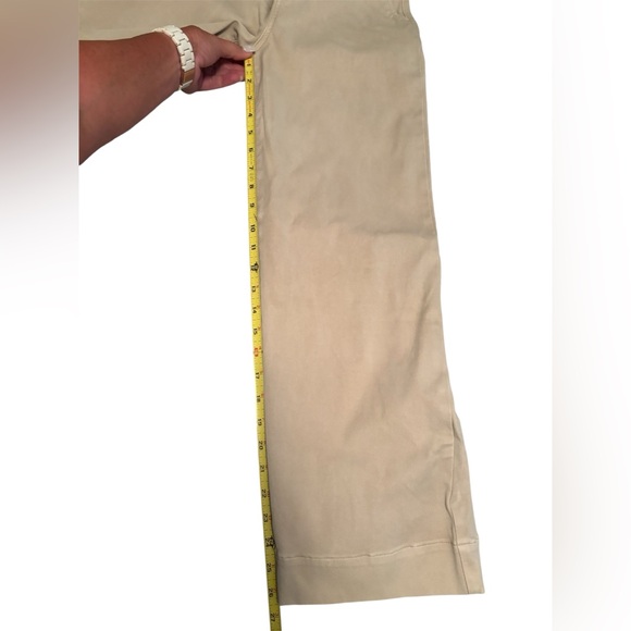 SPANX Twill Cropped Wide Leg Pant, Size S - Picture 8 of 9